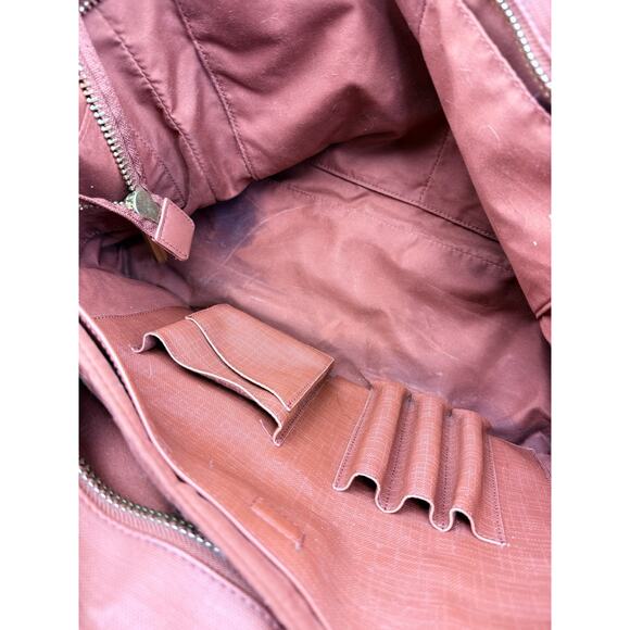 DAGNE DOVER Red Leather SIGNATURE LEGEND TOTE - Picture 10 of 11